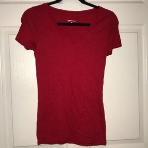 Red V-Neck T-Shirt